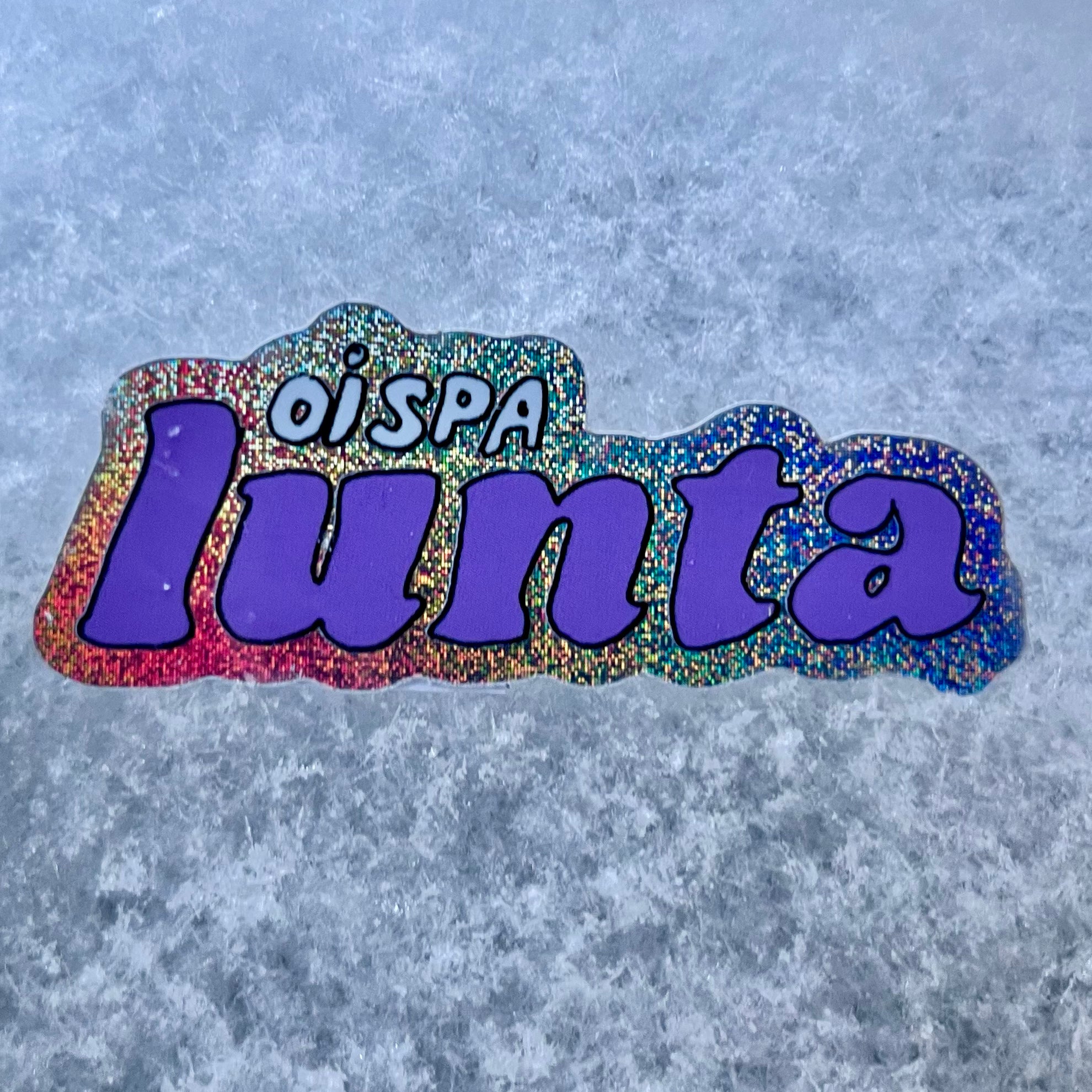 Oispa lunta- tarra lila